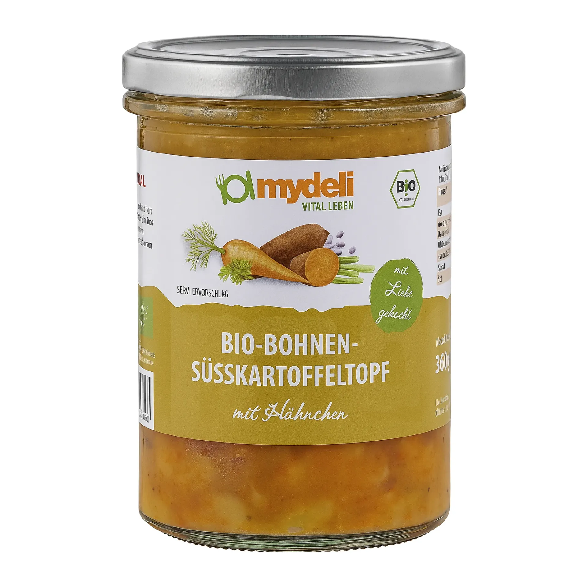 [569619] Bio Bohnen-Süßkartoffeltopf mit Hühnchen