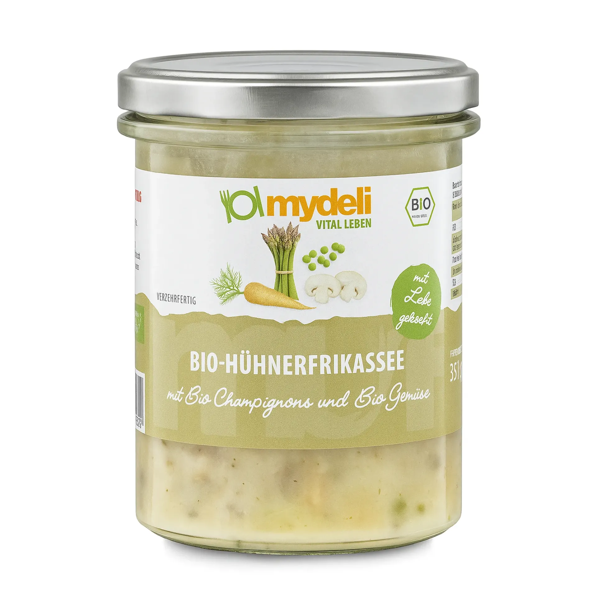 [564175] Bio Hühnerfrikassee mit Champignons und Gemüse